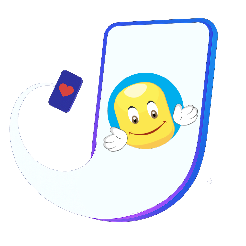 YouthPro-figur på en telefon